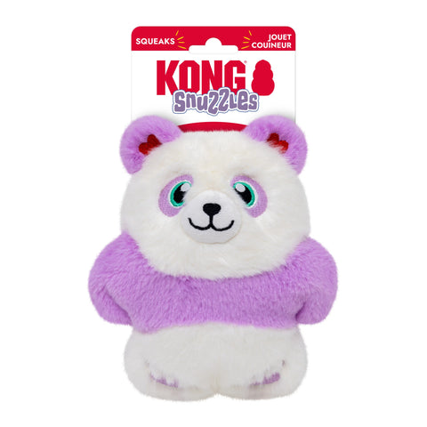 Valentines Snuzzles, Panda, Purple & White
