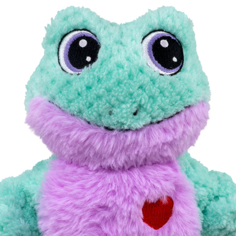 Valentines Knots Frog, Mint & Purple
