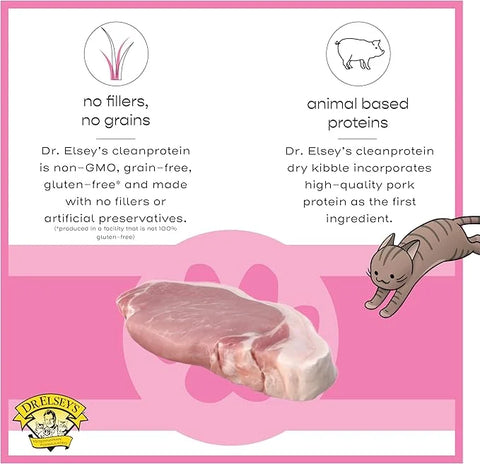 Dr. Elsey's cleanprotein Original Pork Recipe Wet Cat Food, 2.75 oz Can (Pack of 24)