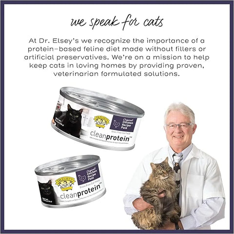 Dr. Elsey's cleanprotein Chicken Recipe Wet Cat Food, 2.75 oz Can (Case of 24)